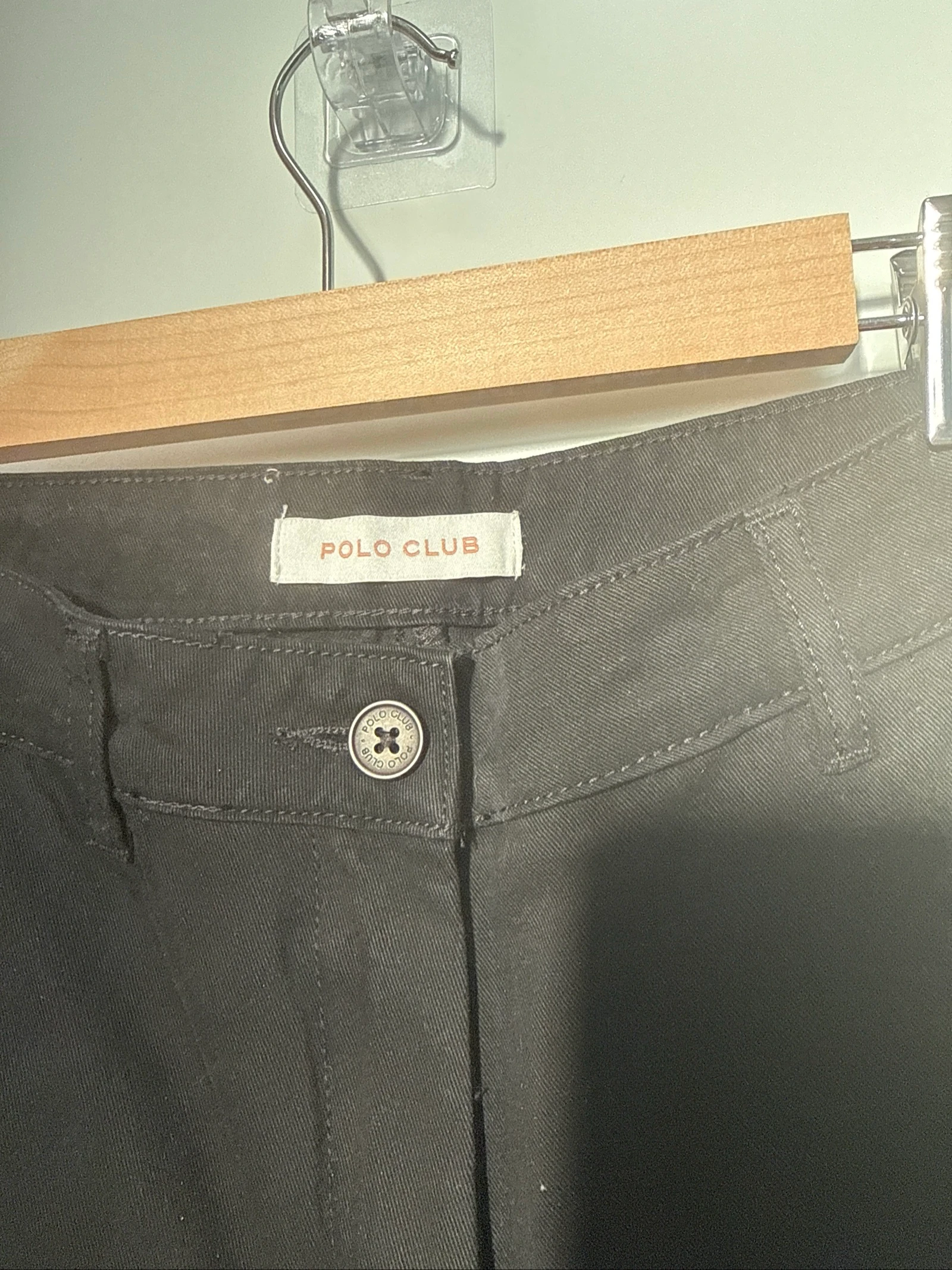 Calça homem chino Polo Club preta tamanho 36 nova com etiquetas – photo 5